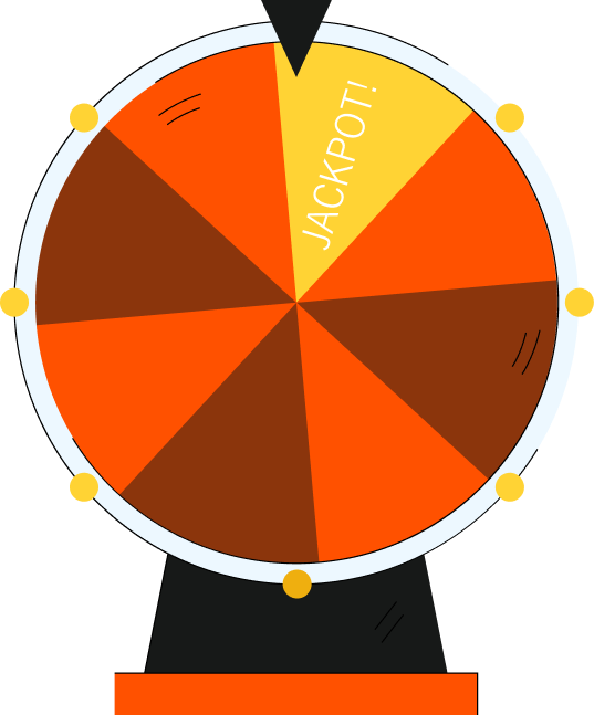 Responsible play jackpot wheel